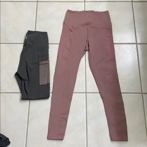 BuffBunny Athena Pocket Leggings, Pink, Small